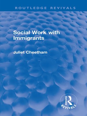 cover image of Social Work with Immigrants